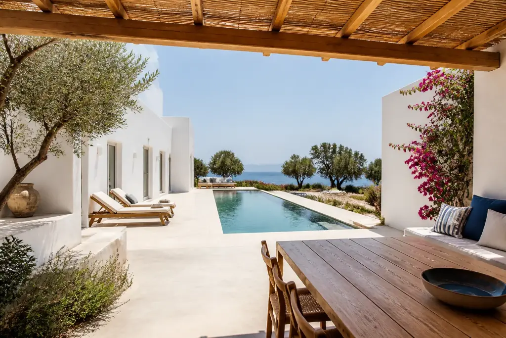 Özel havuzlu ve pergolalı Eolia Villa